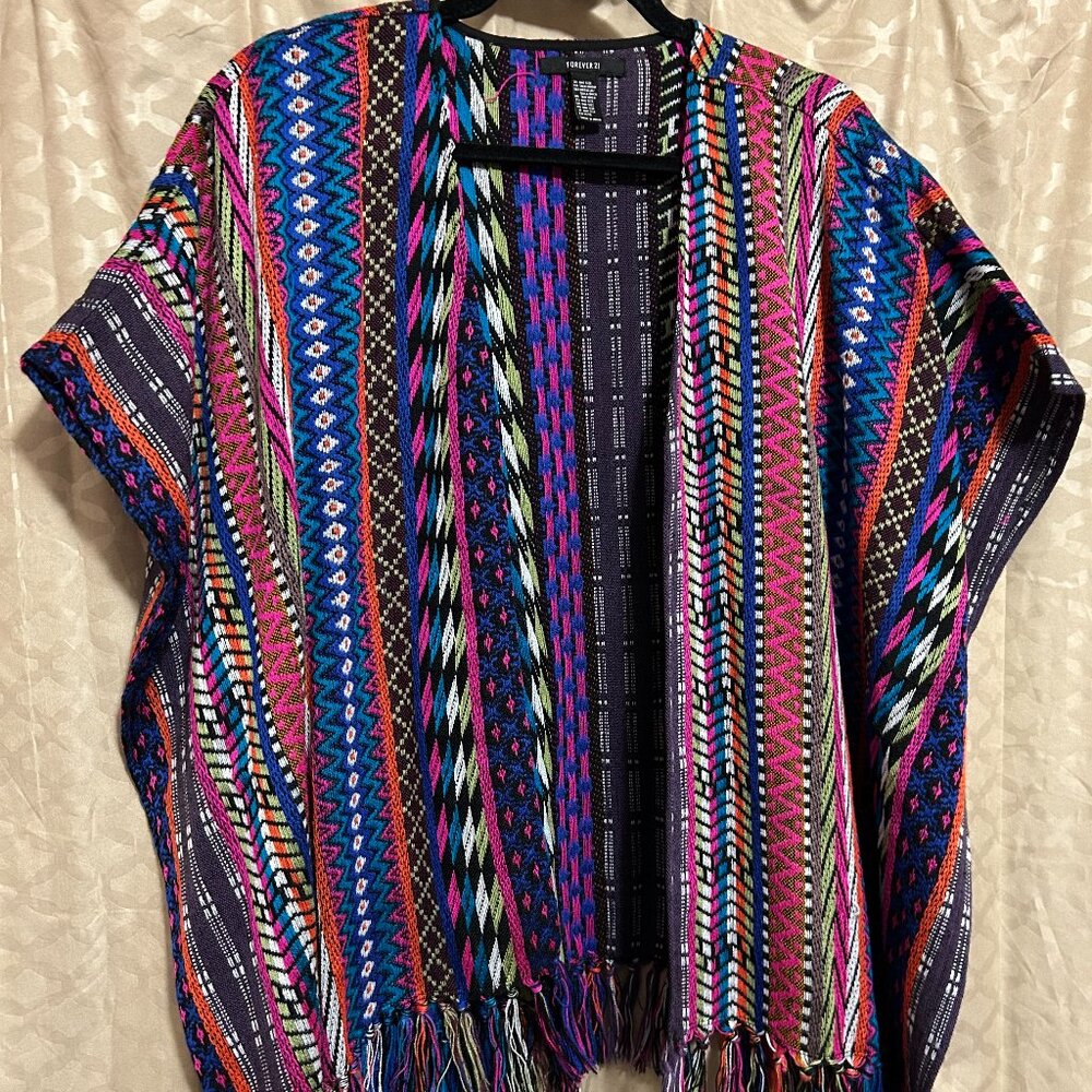 Funky Woven Fringe Vest